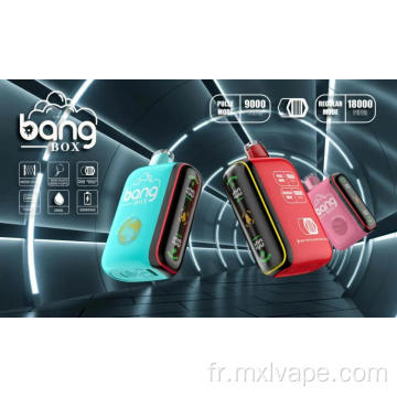 Box Bang Bang 9000-18000 Vape jetable bouffante